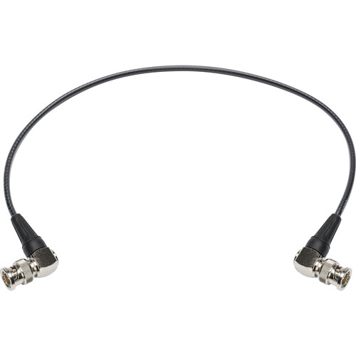 Laird Digital Cinema Mini-RG59 12G-SDI/4K UHD Right-Angle BNC to Right-Angle BNC Cable (Black, 3')