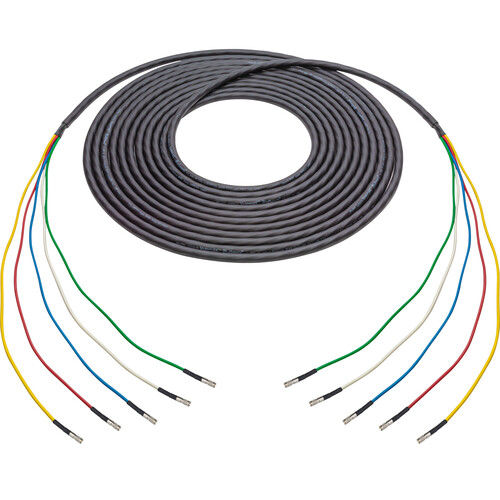 Laird Digital Cinema Belden 4855RX5 5-Channel 12G-SDI DIN 1.0/2.3 Male to 12G-SDI DIN 1.0/2.3 Male Snake Cable (6')