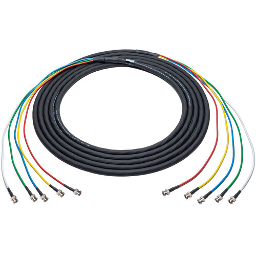 Laird Digital Cinema Gepco VS5230 3G/HD-SDI 5-Channel Thin Profile BNC Video Snake Cable (25')
