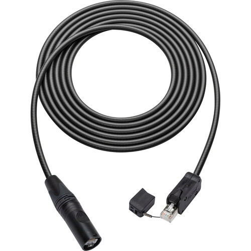Laird Digital Cinema Belden CAT6A 10GX IP Ethernet Cable with etherCON Connector to RJ45 with ProShell Cap (10')
