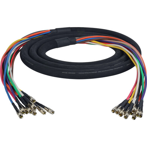 Laird Digital Cinema Gepco 3G/HD-SDI 12-Channel DIN 1.0/2.3 Video Snake Cable (35')
