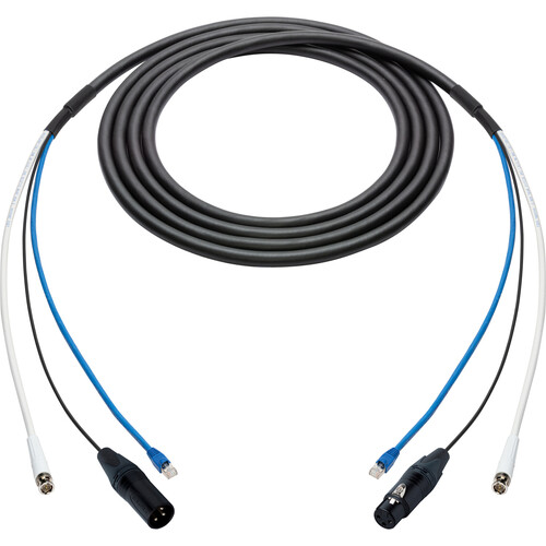 Laird Digital Cinema 3-in-1 Belden 12G-SDI CAT6 Audio PTZ Camera Cable (15')