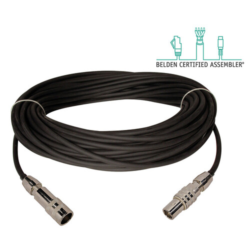 Laird Digital Cinema Flexible RG11  Kings Tri-Loc Male To Female Triax Cable (75')