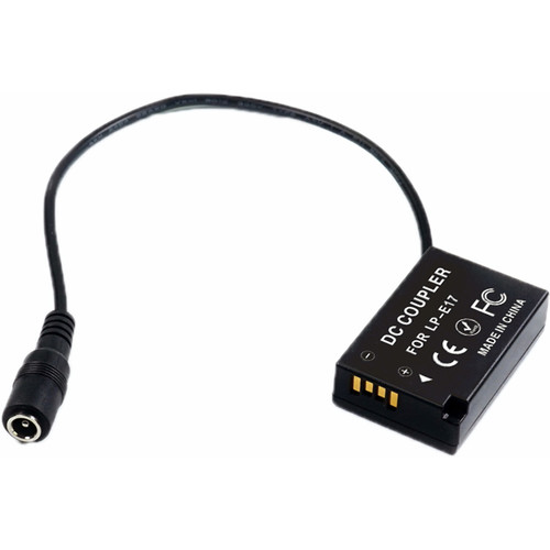 LanParte LP-E17 Battery Dummy for Select Canon Cameras