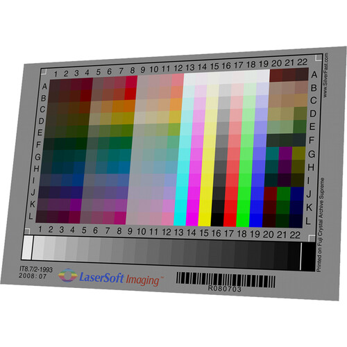 LaserSoft Imaging SilverFast IT8 Calibration Target for Fuji Transparency (6 x 7cm)