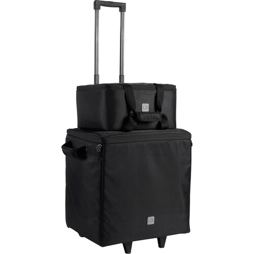 LD Systems Transport Bag Set with Trolley/Protective Cover for Dave 10 G4X