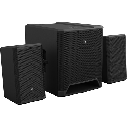 LD Systems DAVE 15 G4X Compact 2.1 2060W 15" Powered PA System with Bluetooth Streaming