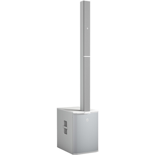 LD Systems Maui44 G2W - Powered Column PA System (Column+Subwoofer- 2 Boxes)(White)