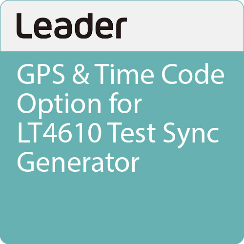 Leader GPS & Time Code Option for LT4610 Test Sync Generator