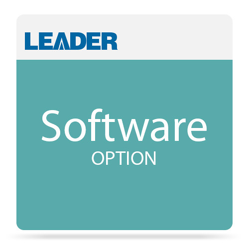 Leader LTC Timecode Software Option for LT8900 Video Sync Generator