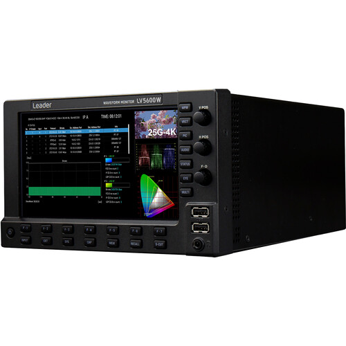 Leader LV5600W Waveform Monitor with WebRTC
