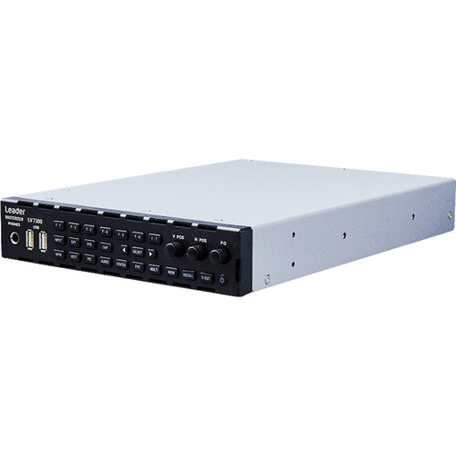 Leader LV-7300 4K 12G-SDI Rasterizer (1 RU, Half-Rack) LV7300