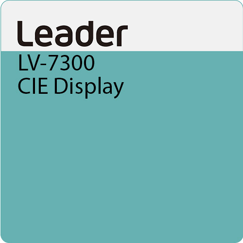 Leader LV-7300 CIE Display