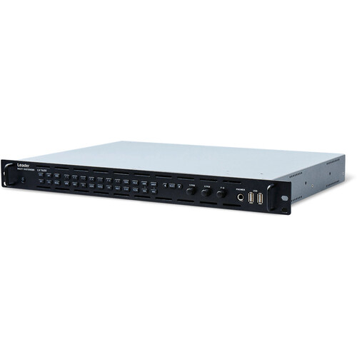 Leader LV7600 Digital/Analog Audio Input/Output and Display