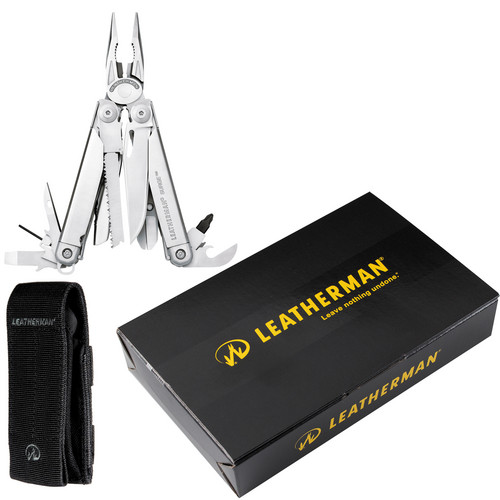 Leatherman Surge Multi-Tool with Black Nylon MOLLE Sheath (Stainless)