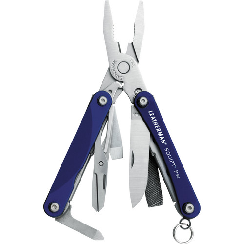Leatherman Squirt PS4 Multi-Tool (Blue, Pegboard)