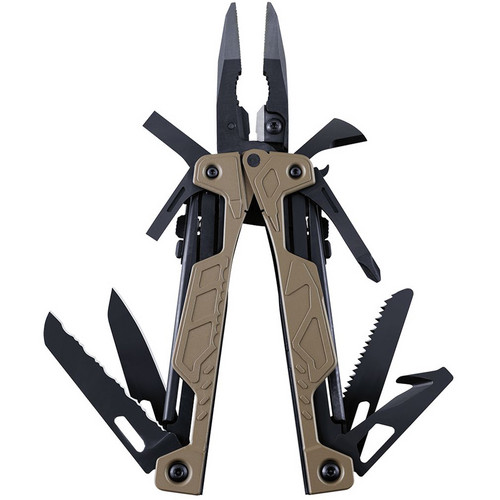 Leatherman OHT Multi-Tool with Black MOLLE Sheath (Coyote Tan)