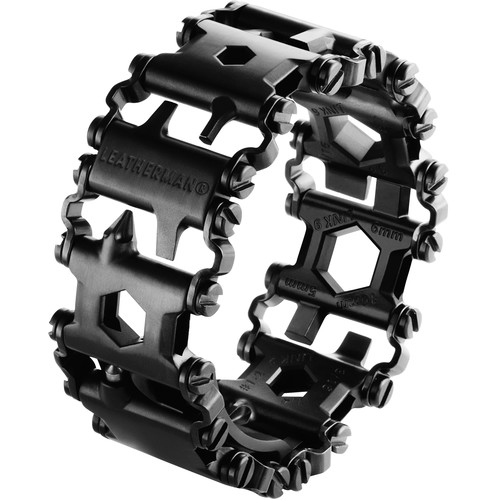 Leatherman Tread Multi Tool Bracelet (Black, Clamshell Packaging)