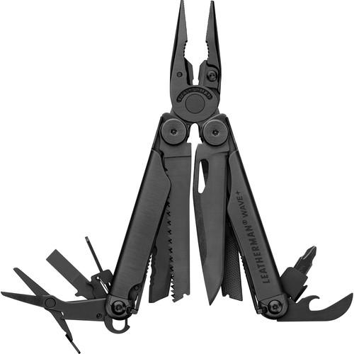 Leatherman Wave+ CC Multi-Tool (Black, Clamshell Packaging)