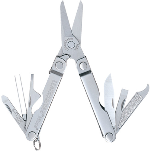 Leatherman Micra Heritage Multi-Tool with Leather Sheath (Stainless)