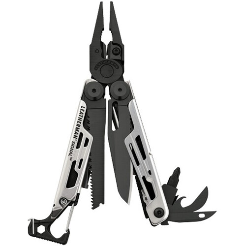 Leatherman Signal Multi-Tool (Black & Silver, Clamshell Packaging)
