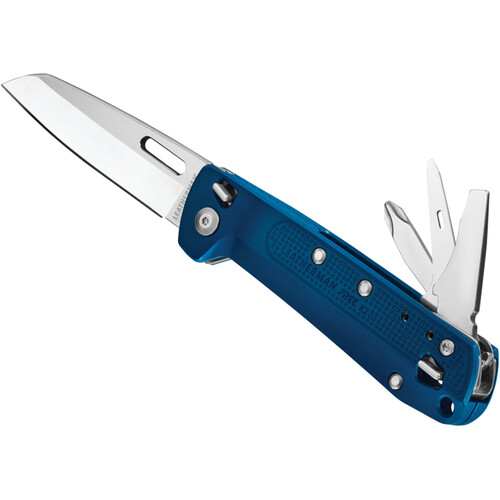 Leatherman FREE K2 Pocket Knife Multi-Tool (Navy)