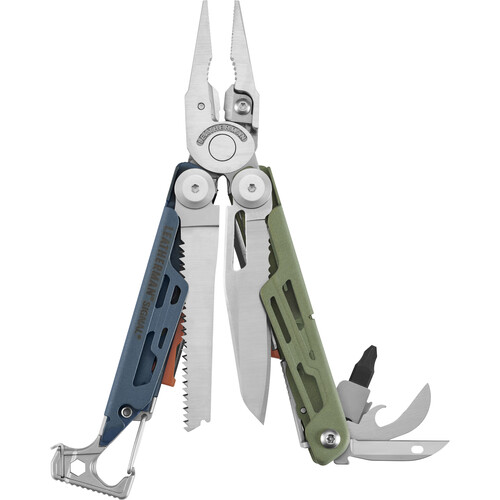 Leatherman Signal Multi-Tool with Matching Nylon Sheath (Tundrascape, Clamshell Packaging)