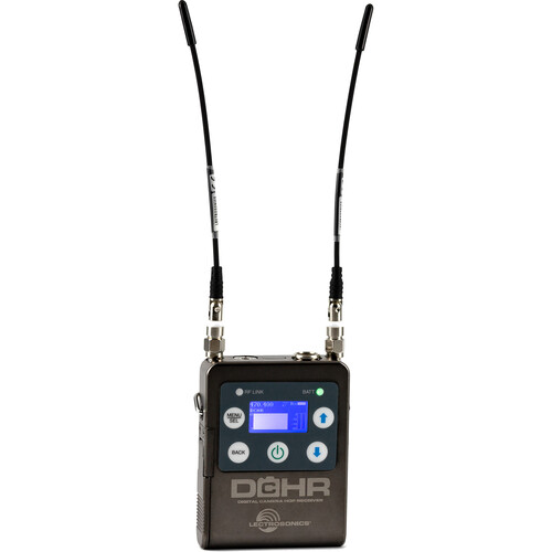 Lectrosonics DCHR Camera-Mount Miniature Digital Camera Hop Wireless Receiver (470 to 614 MHz)