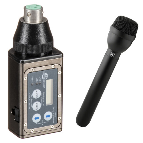 Lectrosonics HMa Wireless Plug-On Transmitter with RE50B Handheld Mic Kit (B1: 537 to 607 MHz)