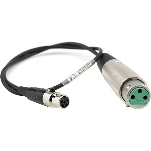 Lectrosonics MCAES3 TA5F to XLR 3-Pin Female Digital Audio Cable (18")
