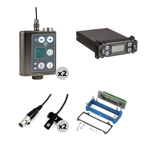 Lectrosonics SRc/SMWB Dual Transmitter and Receiver with Unislot Camera Mount ENG Kit (A1: 470.100 to 537.575 MHz)
