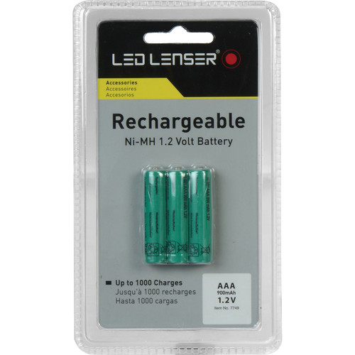 LEDLENSER Ni-MH AAA Battery (3-Pack) 880078 B&H Photo Video