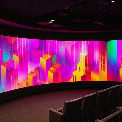 LED Nation Video Wall Screen 8.2 x 5' P2.5mm Curved Indoor Turn-key