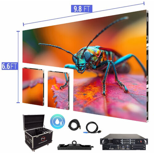 LED Nation Video Wall Screen 16.4 x 9.8' P2.97mm Outdoor Double Turn-key