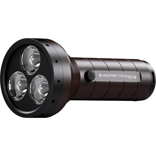 ライト・ランタン LEDLENSER P18R SIGNATURE FLASHLIGHT LEDLENSER P18R Signature Rechargeable LED Flashlight 880519 B&H