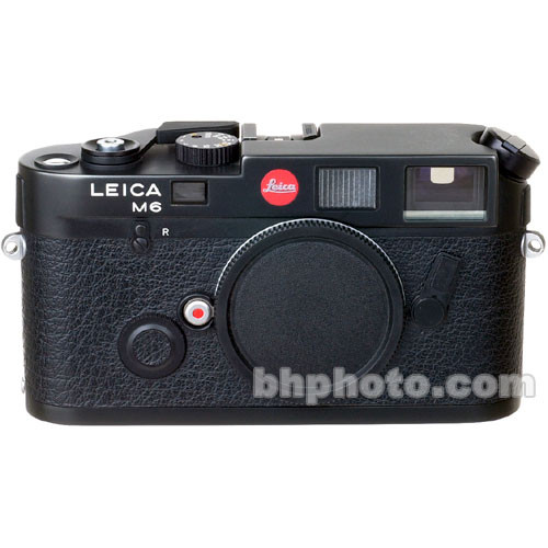 Leica M6 35mm Rangefinder Manual Focus Camera Body (Black)