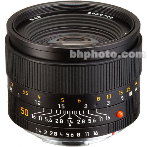 Used Leica Normal 50mm f/1.4 Summilux R Manual Focus Lens 11344