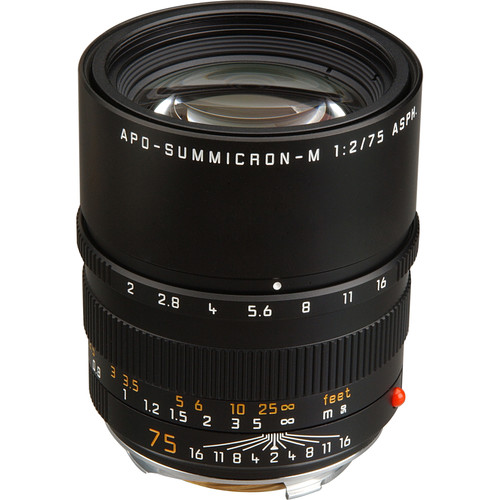 Leica APO-Summicron-M 75mm f/2 ASPH. Lens (Leica M, Black)