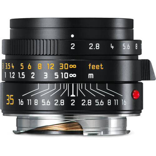 Leica Summicron-M 35mm f/2 ASPH. Lens (Leica M, Black, Made in Portugal)