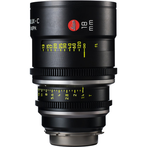 Leitz Cine 18mm T1.4 Summilux-C Lens (PL Mount, Marked in Feet)
