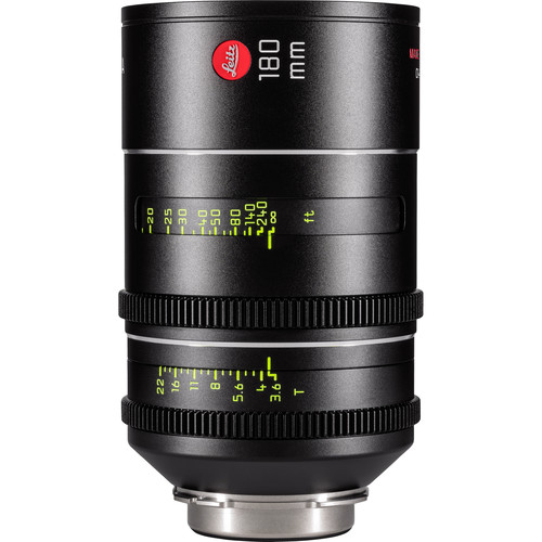 Leitz Cine THALIA 65 180mm T3.6 Cine Lens (PL Mount, Marked in Feet)