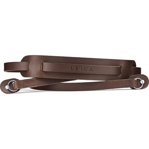 Leica M11-D Leather Carrying Strap (Dark Brown)