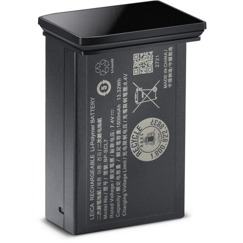 Leica BP-SCL7 Lithium-Ion Battery (Glossy Black) 14722 B&H Photo
