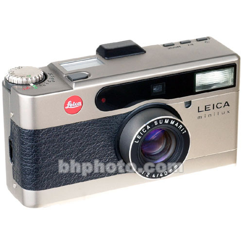 Leica Minilux 35mm AF Point & Shoot Camera (Titanium) with 40mm f/2.4 Lens