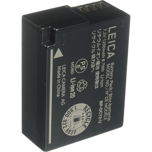Leica BP-DC12 Lithium-Ion Battery for Select V-Lux Digital Cameras (7.2V/1200 mAh)