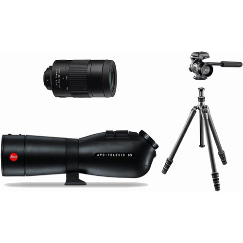 Leica APO-Televid 65 25-50x65mm Spotting Scope Travel Kit (Angled Viewing)