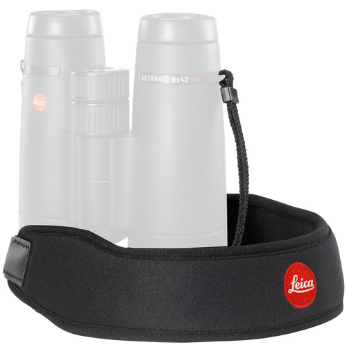 Leica Neoprene Binoculars Strap (Pitch Black)