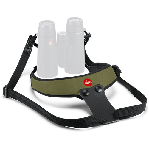 Leica Neoprene Binoculars Sport Strap (Olive Green)