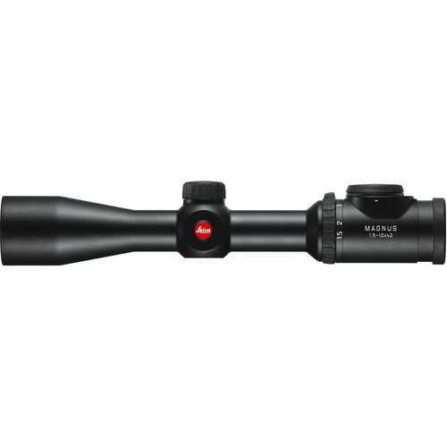 Leica 1.5-10x42 Magnus Riflescope with BDC Elevation Turret (L-Plex Reticle, Matte Black)
