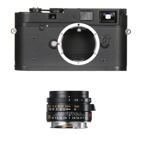 Leica M-A (Typ 127) Rangefinder Camera with 35mm f/2 Lens Kit (Black)